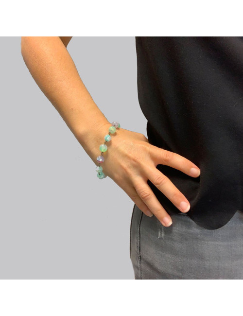 Bracelet perles multicolores MARGUERITE DE VALOIS 