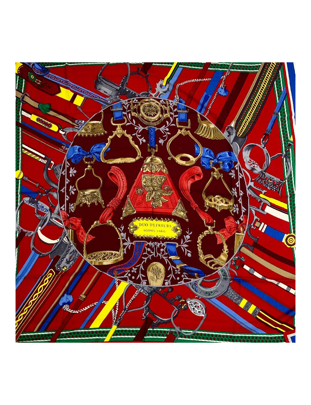 Châle HERMES cachemire et soie