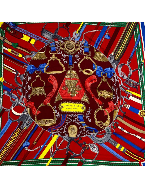 Châle HERMES cachemire et soie