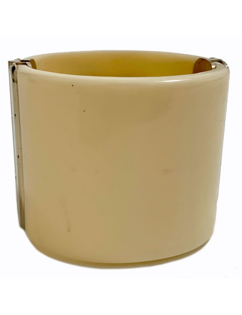 Manchette CHANEL pvc ivoire