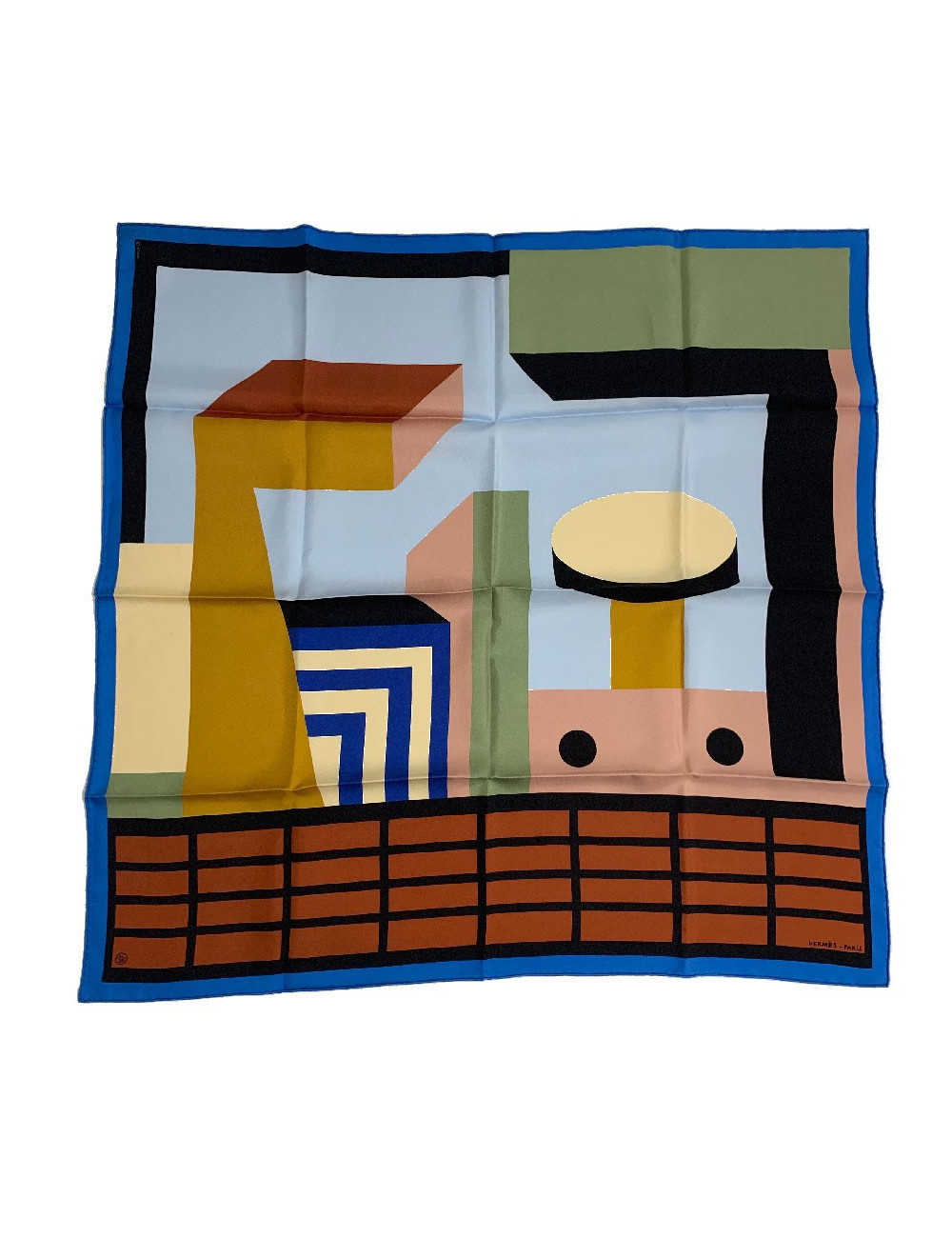 Carré 90 x90 HERMES soie 100%