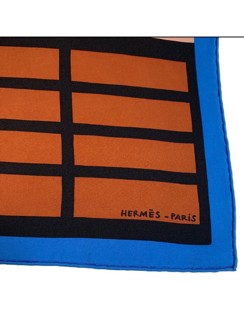 Carré 90 x90 HERMES soie 100%