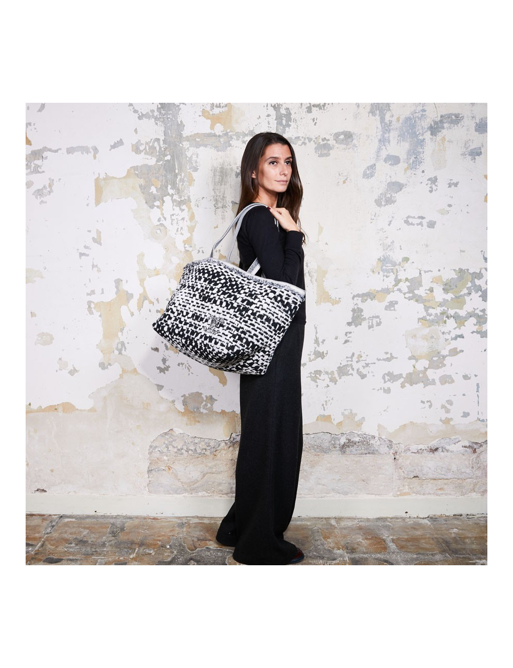 Sac de plage CHANEL et sa serviette éponge