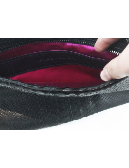 Sac BARBARA BUI lézard noir