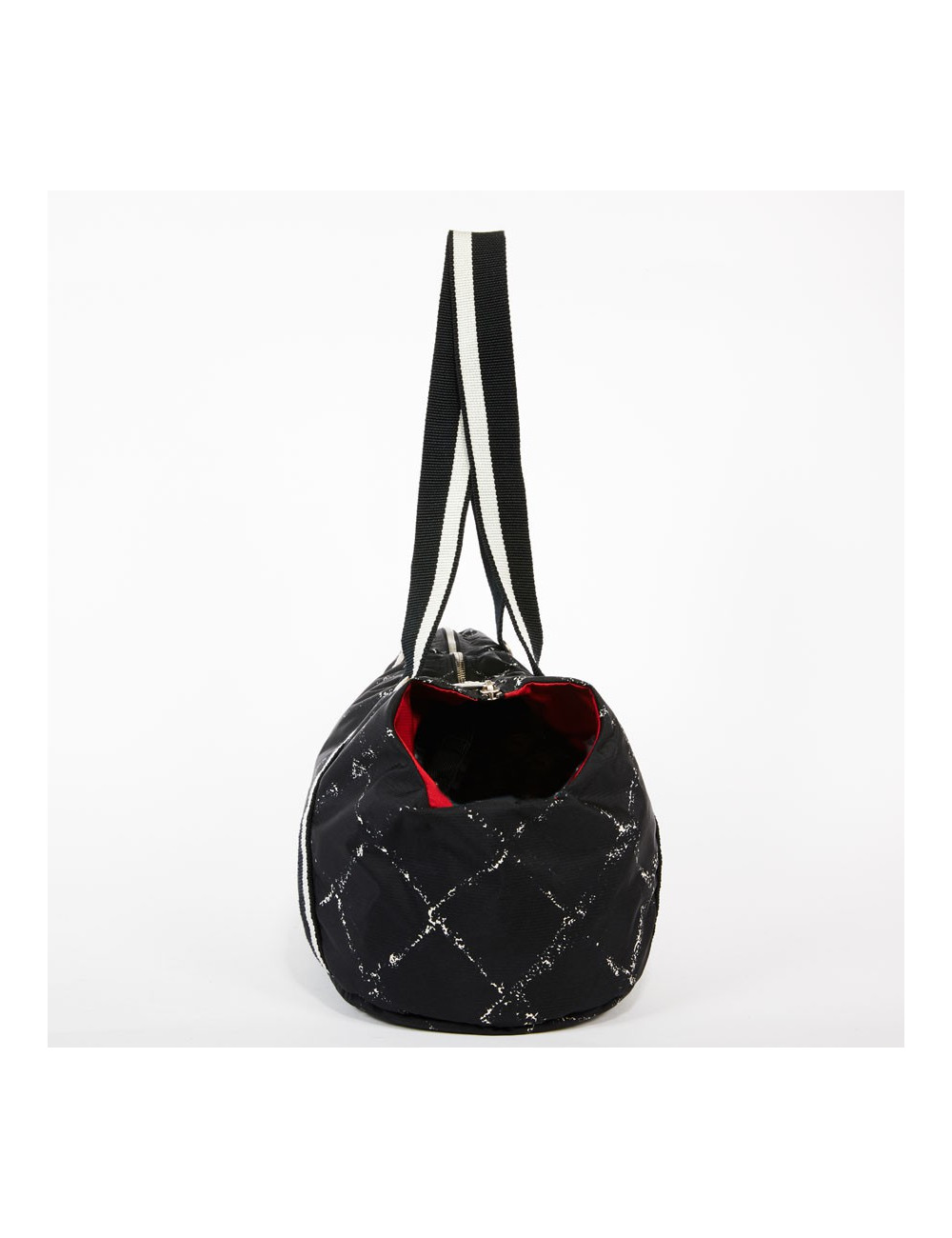 Sac à chien CHANEL en toile noire