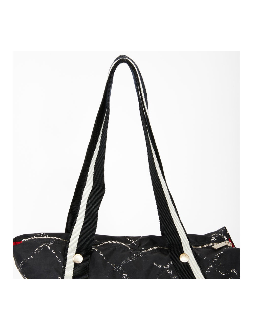 Sac à chien CHANEL en toile noire