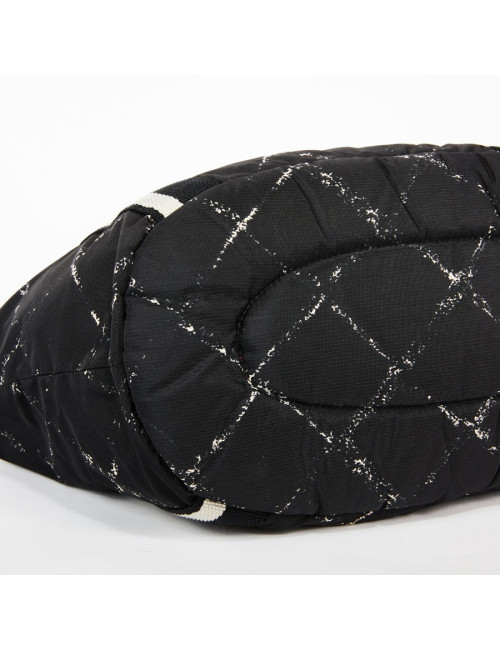 Sac pour chien CHANEL en toile noire