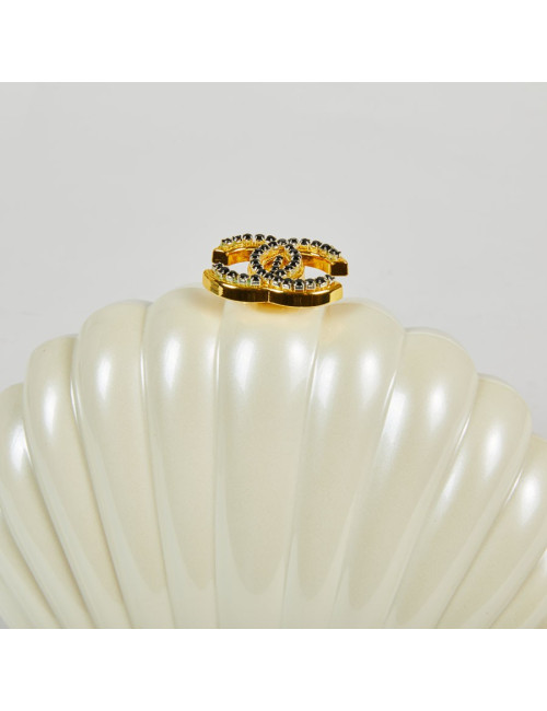 Sac CHANEL plexi coquillage blanc  nacré  "Independance Day"