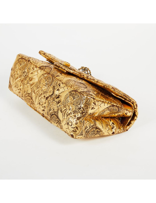 Sac Paris-Moscou CHANEL perforé doré