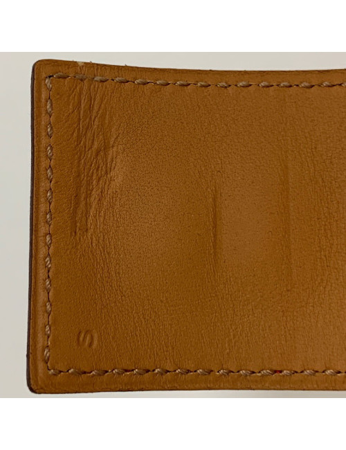 Bracelet Collier de Chien HERMES en alligator orange