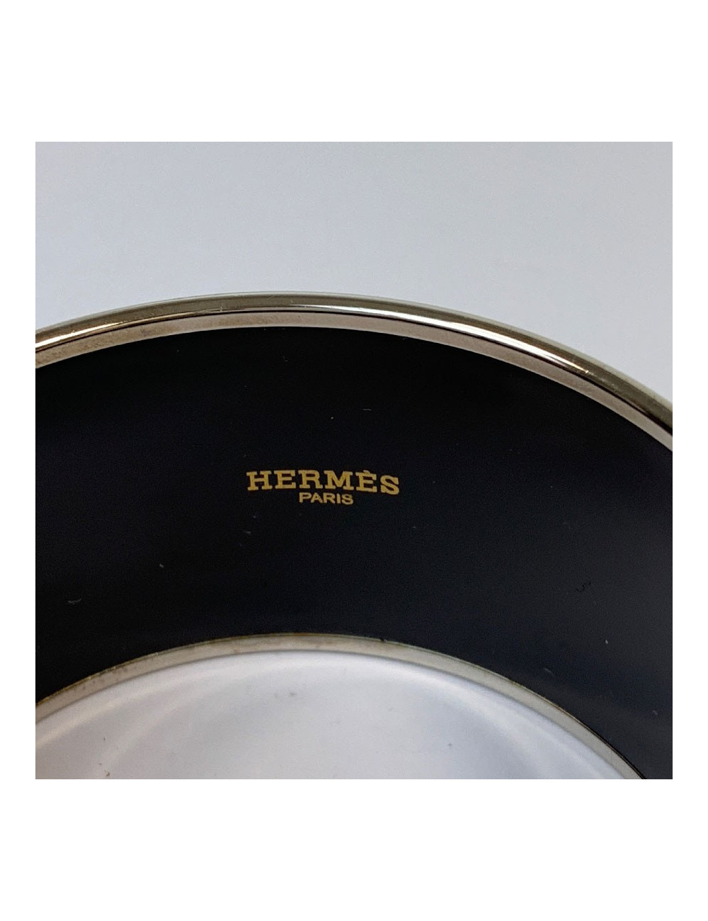Bracelet HERMES 'Brandebourg' en émail imprimé