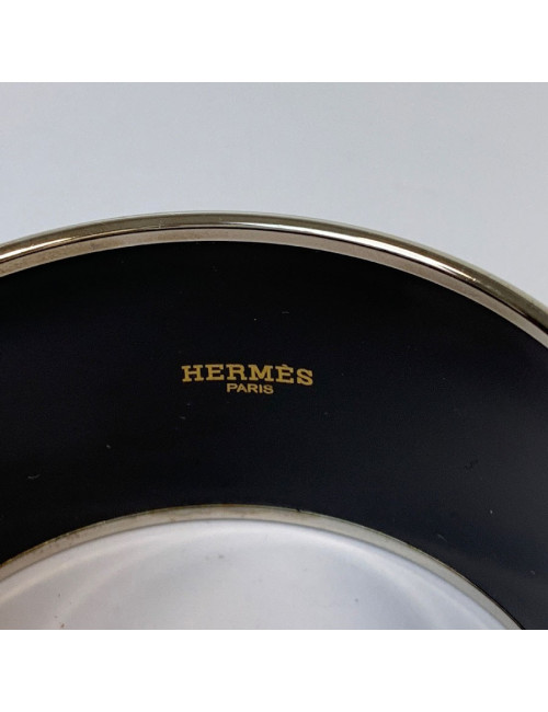 Bracelet HERMES 'Brandebourg' en émail imprimé