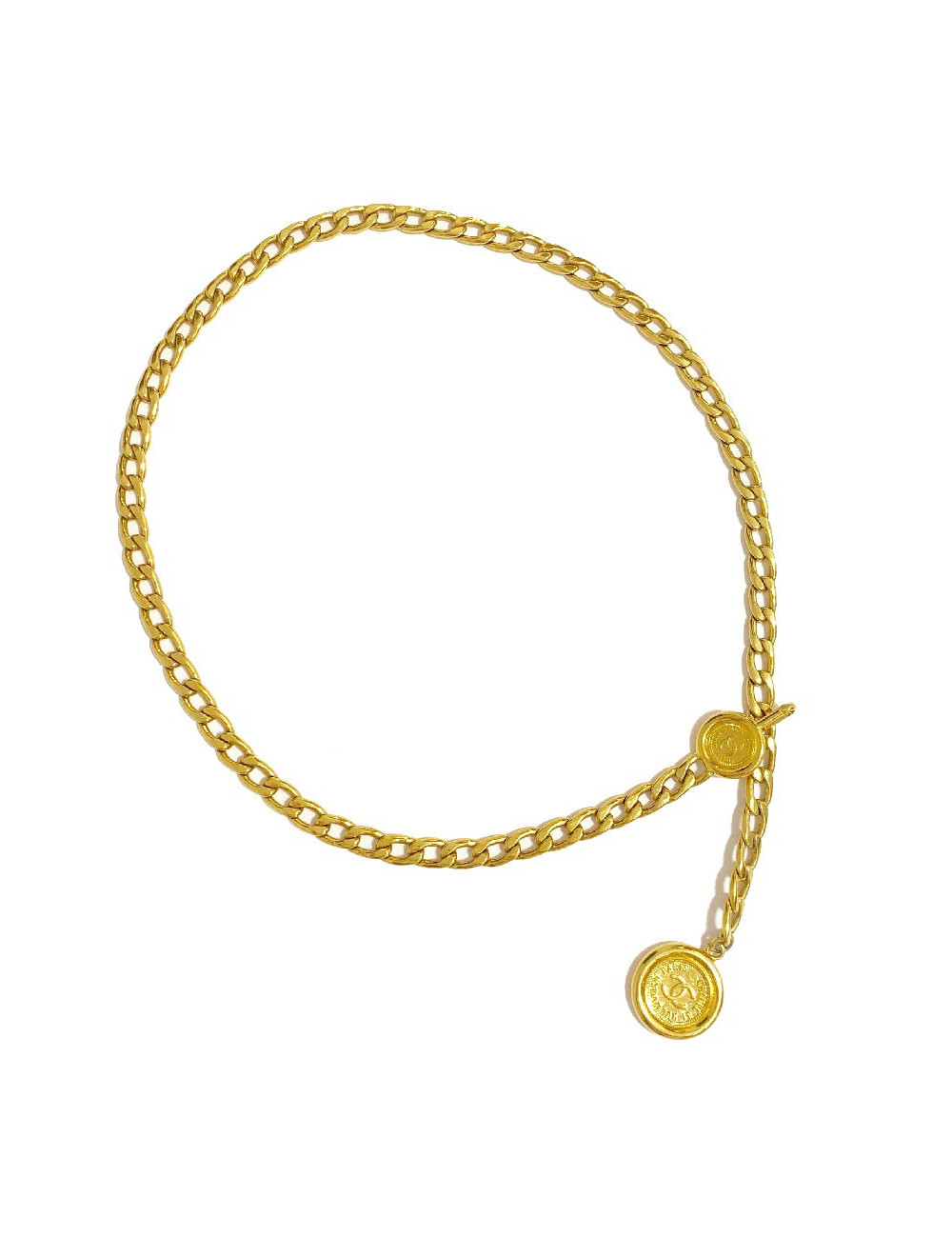 Ceinture CHANEL chaine dorée 90's