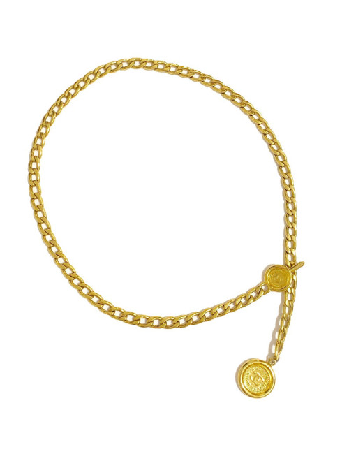 Ceinture CHANEL maille dorée 90 '