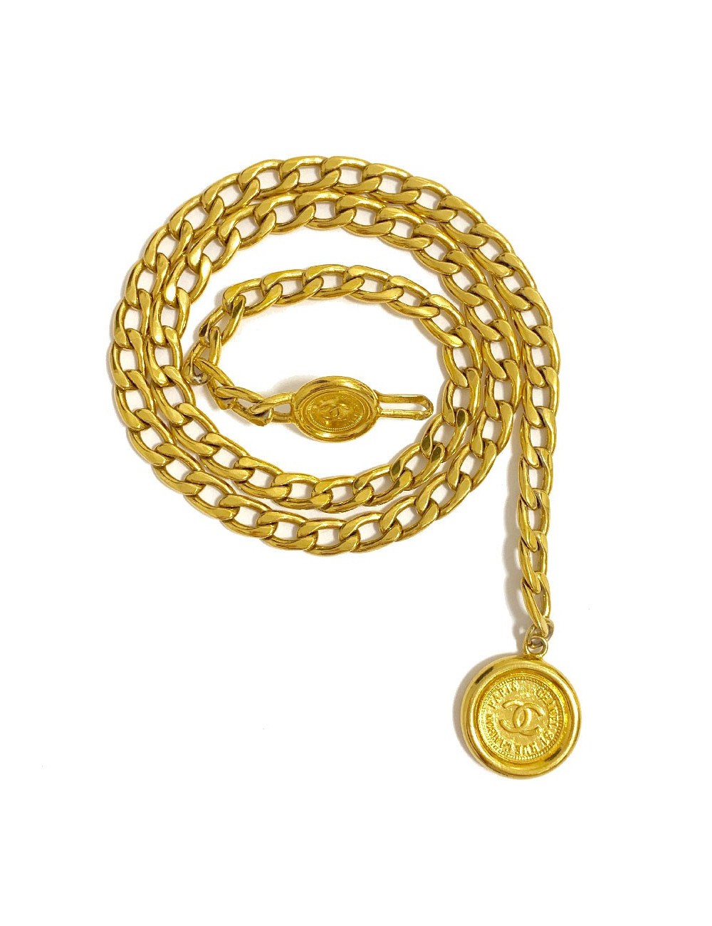 Ceinture CHANEL chaine dorée 90's