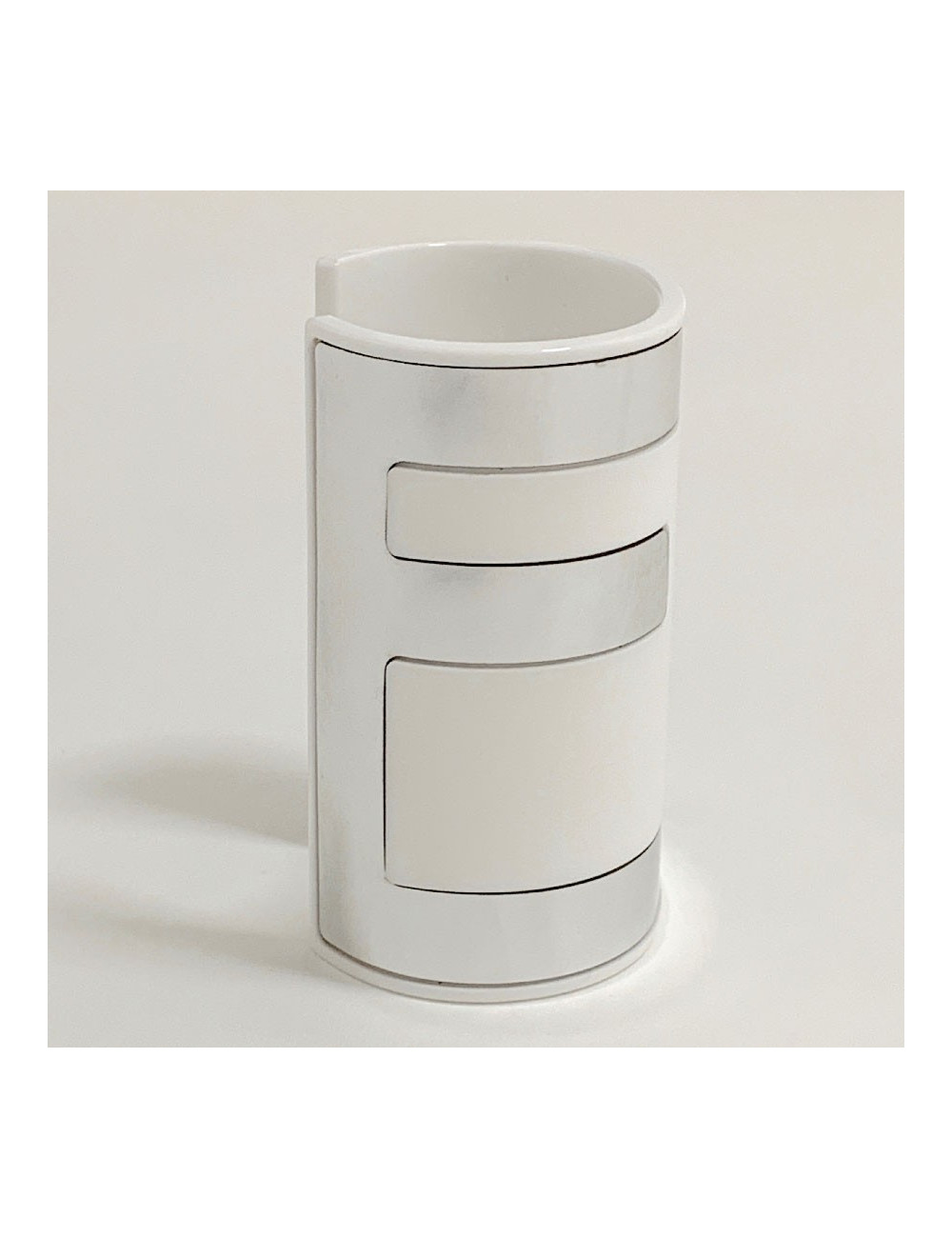 Parure FENDI The Fendista manchette et collier blanc et argent