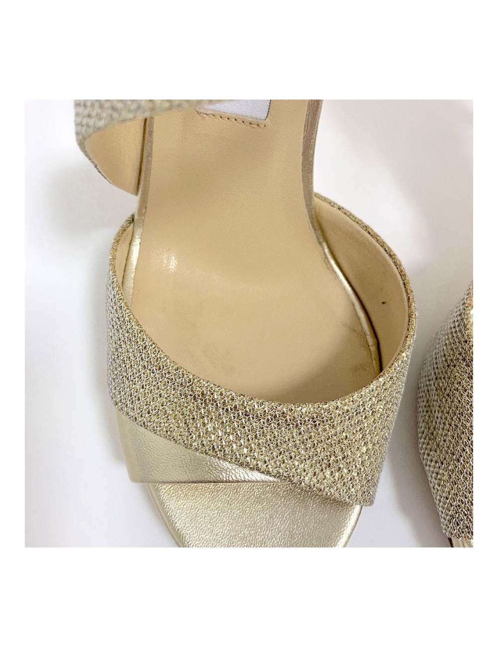 Sandales hautes JIMMY CHOO dorés