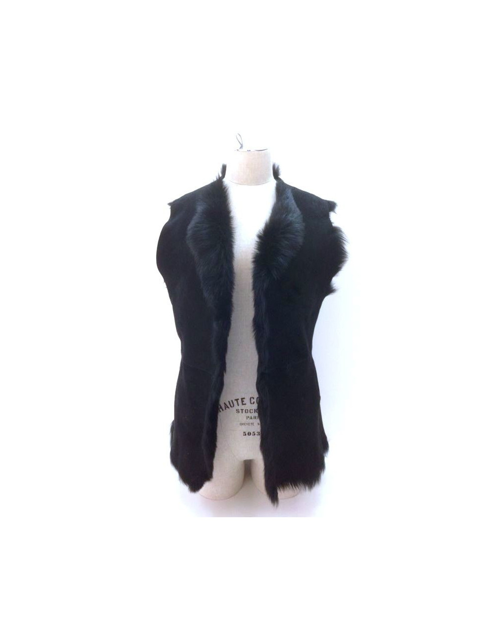 Peau retournée noire T U