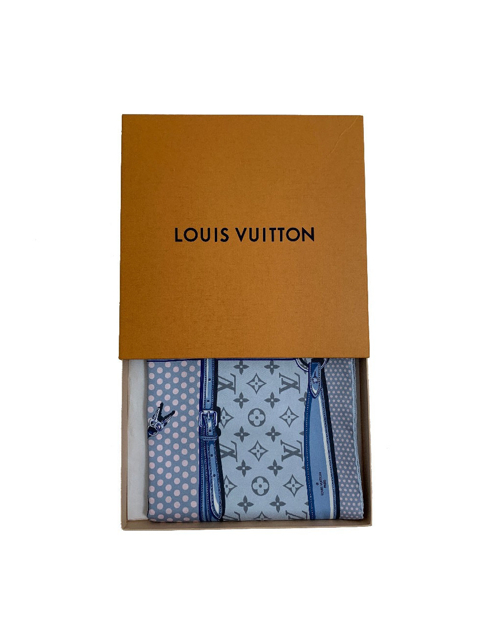 Foulard LOUIS VUITTON en soie 100%