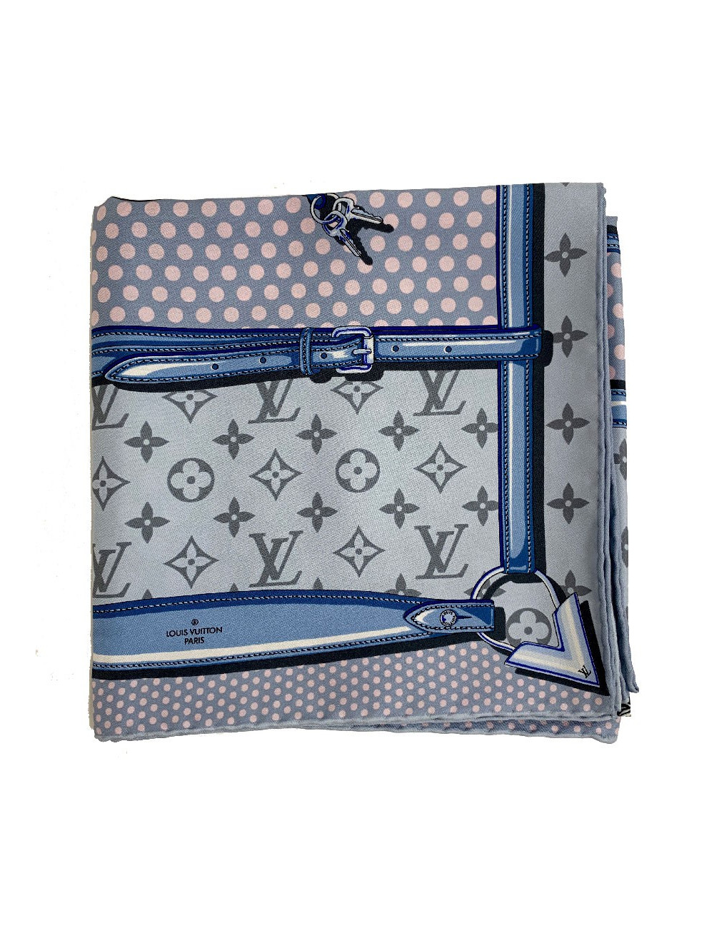 Foulard LOUIS VUITTON en soie 100%
