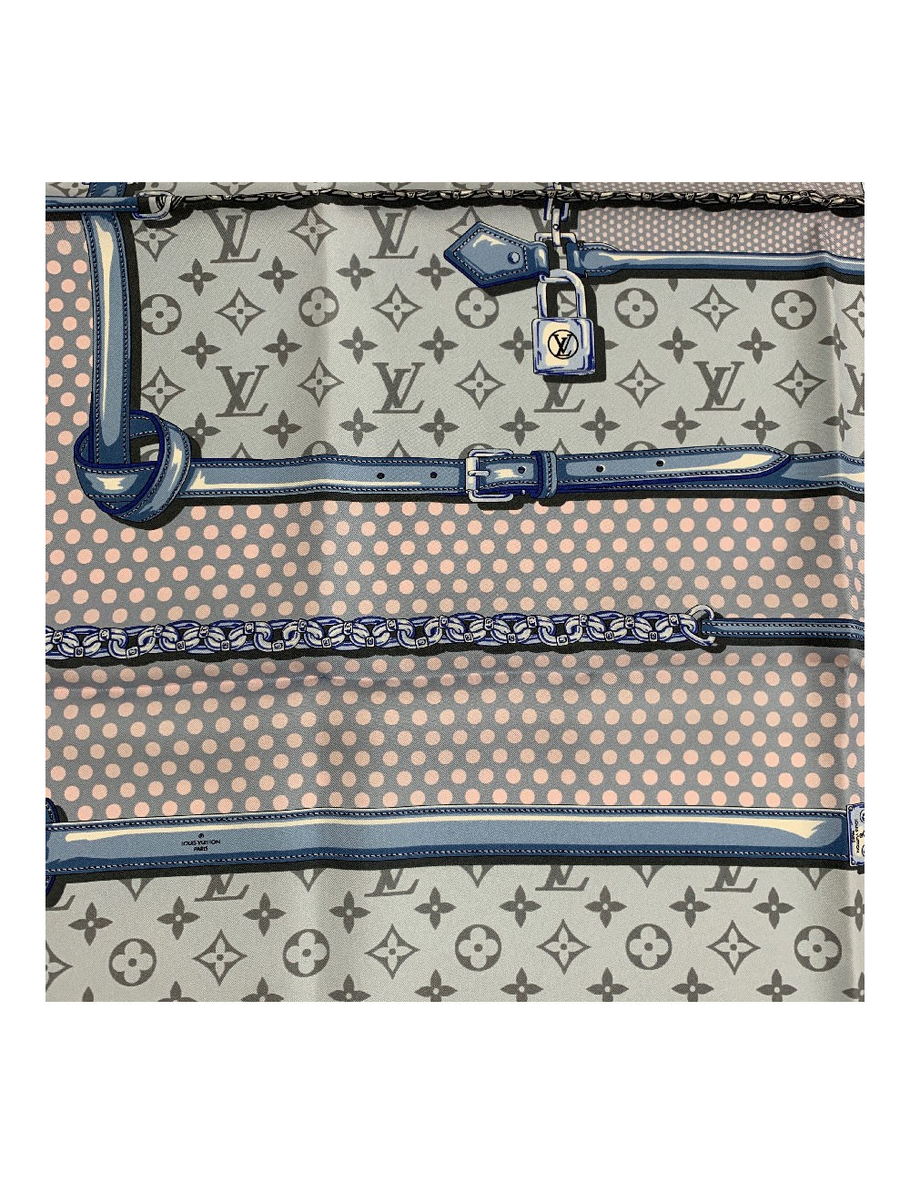 Foulard LOUIS VUITTON en soie 100%