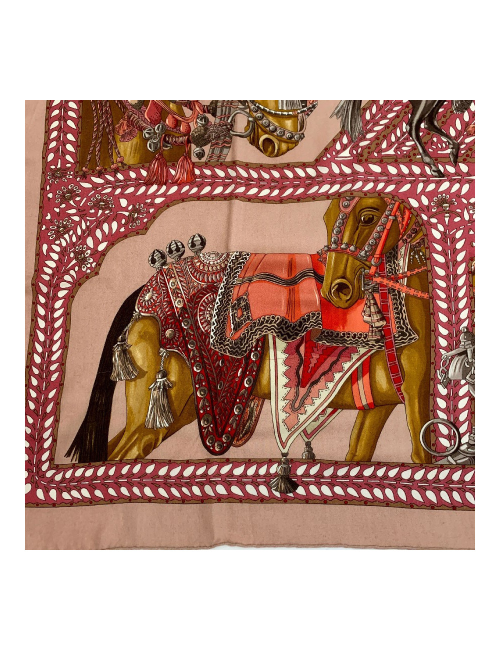 HERMES cashmere and silk scarf