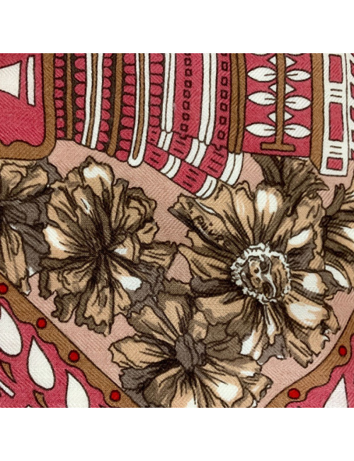 HERMES cashmere and silk scarf