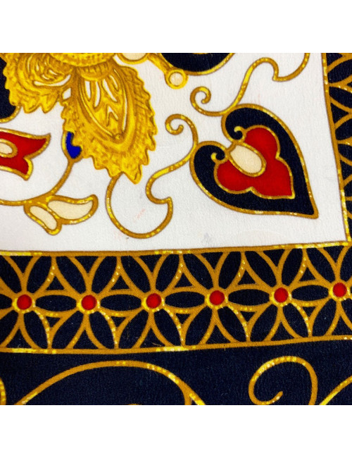 Carré YSL SAINT LAURENT soie 100%