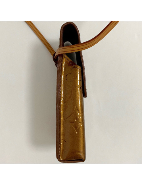 Pochette étui pour cigarettes LOUIS VUITTON cuir empreinte verni