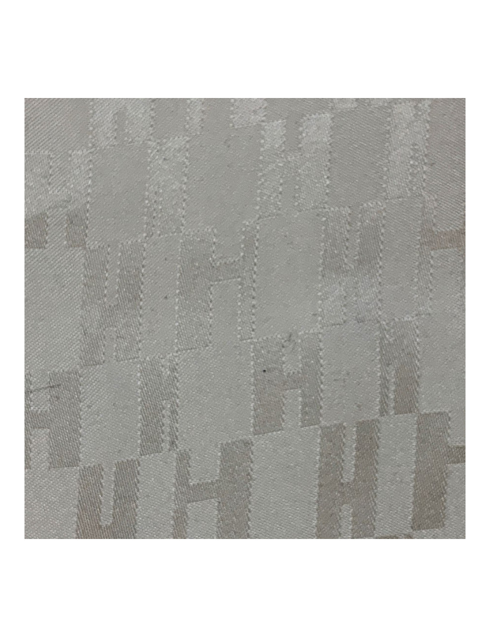 Foulard HERMES soie écrue