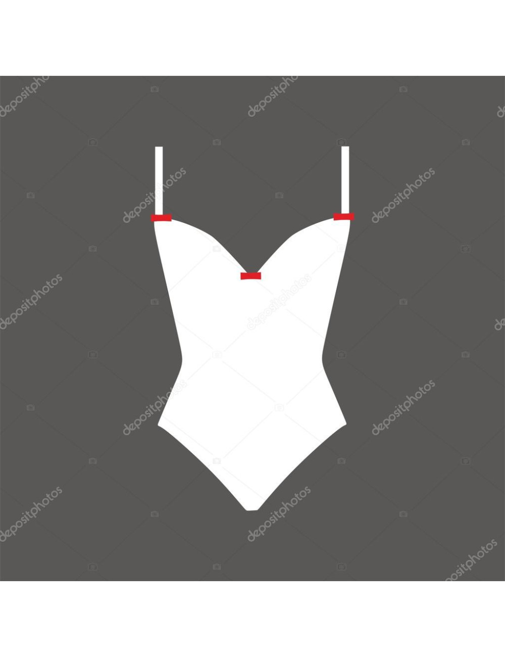 Body ALAIA noir motifs coeur vintage