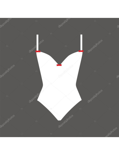 Body ALAIA noir motifs coeur vintage