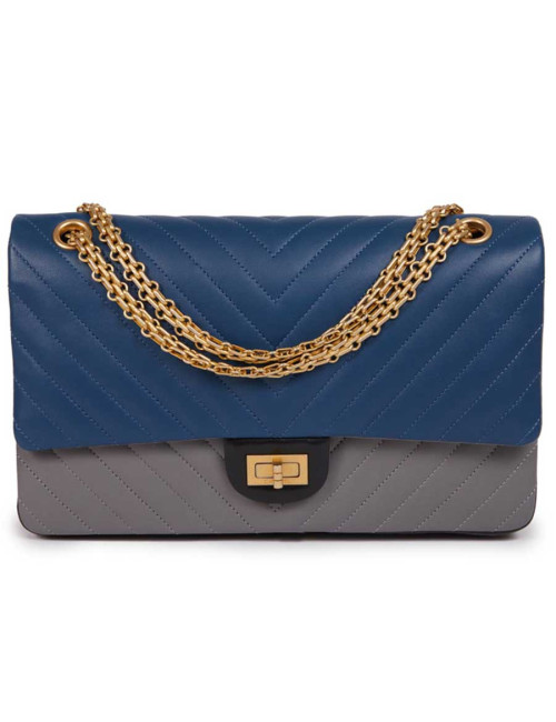 Sac CHANEL 2.55 tricolore