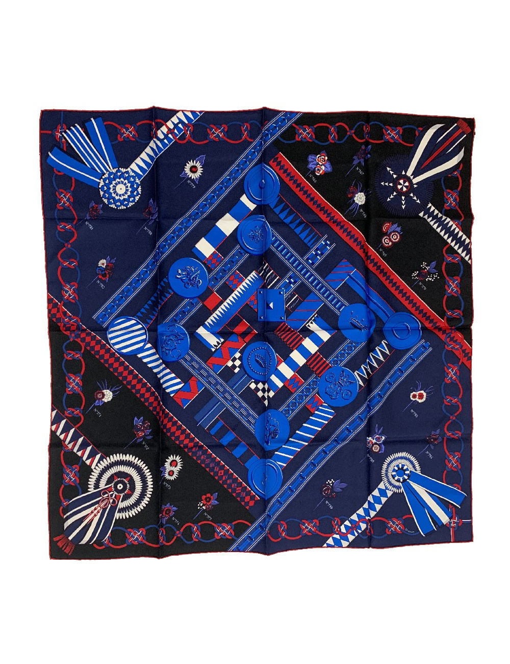 Carré 90 x90 HERMES soie 100%