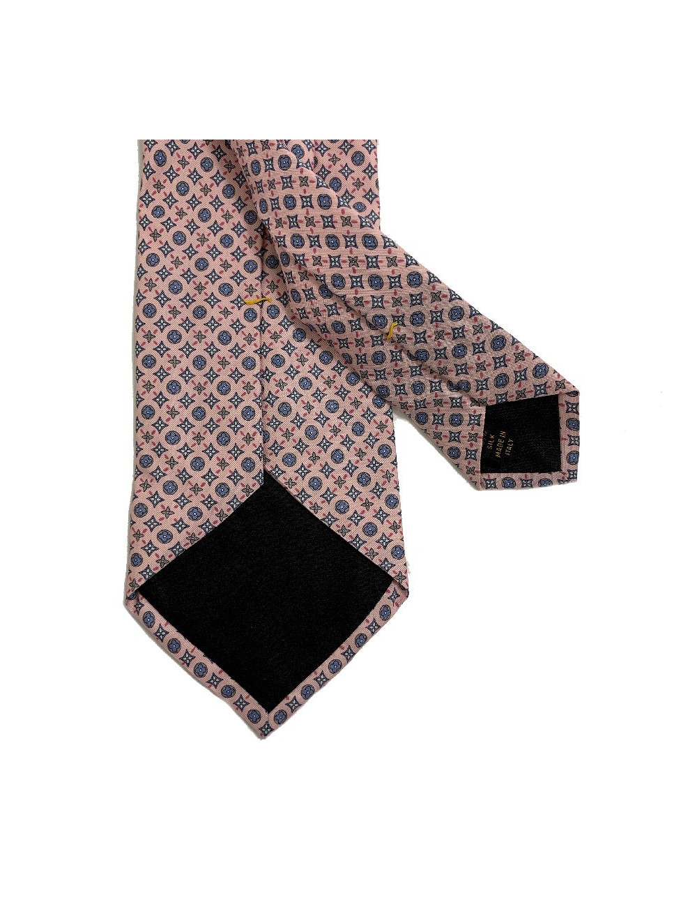 cravatte LOUIS VUITTON rose monogram bleu et gris