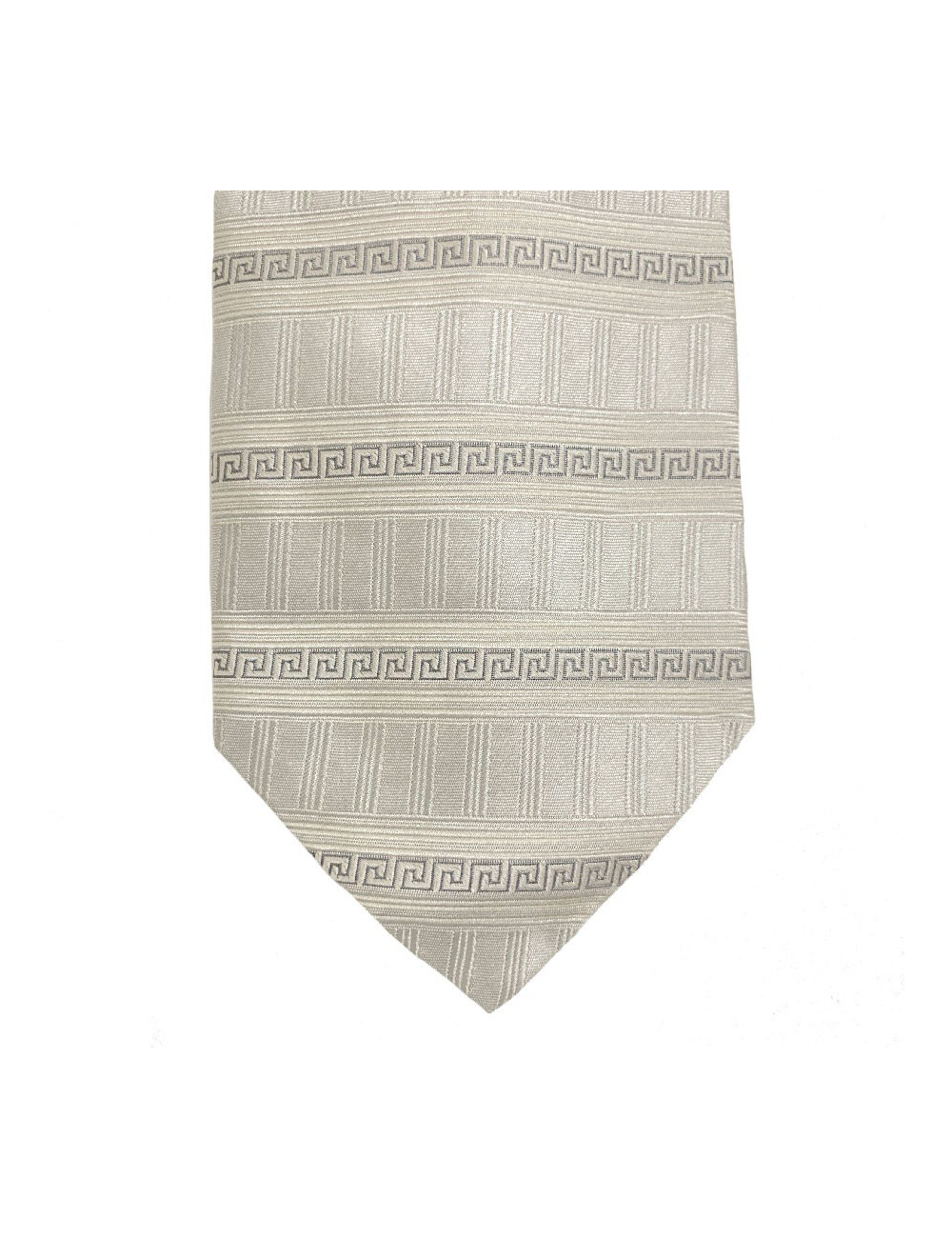 cravatte VERSACE 100% soie gris