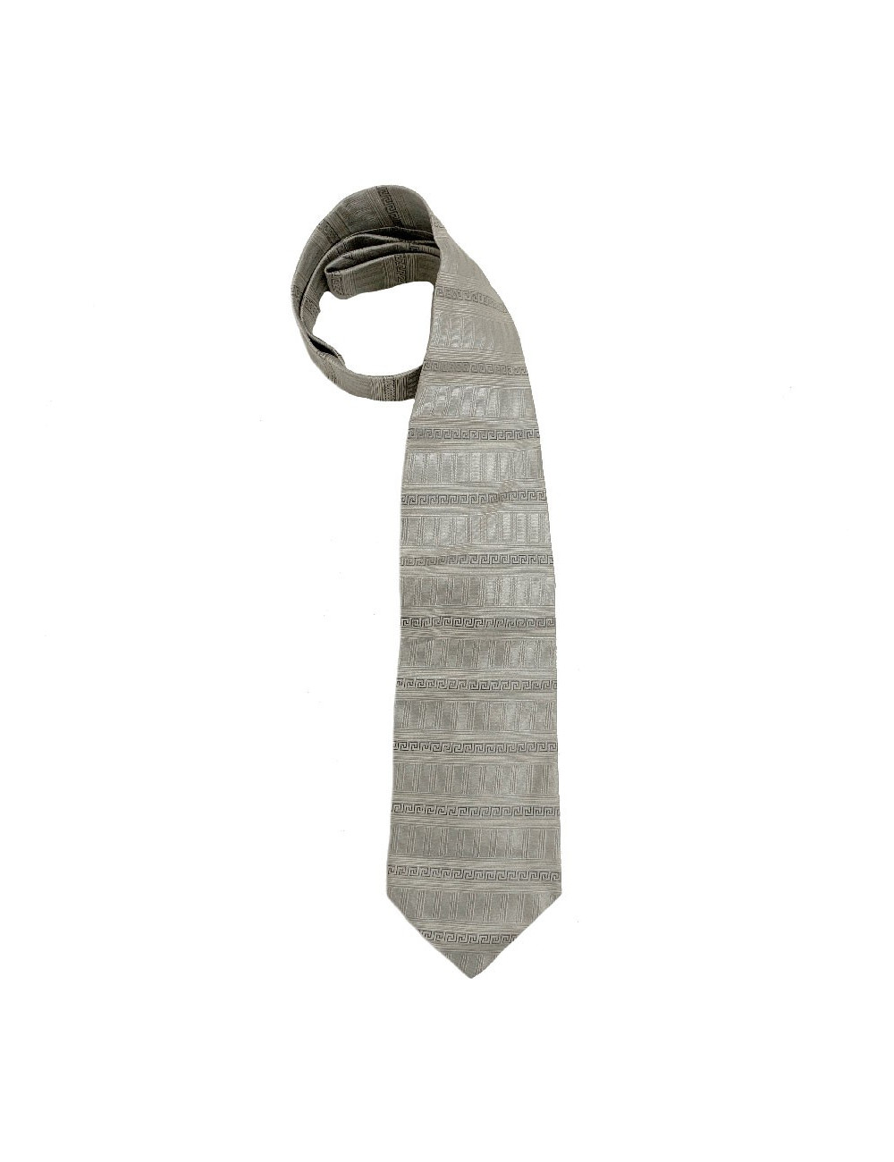 cravatte VERSACE 100% soie gris