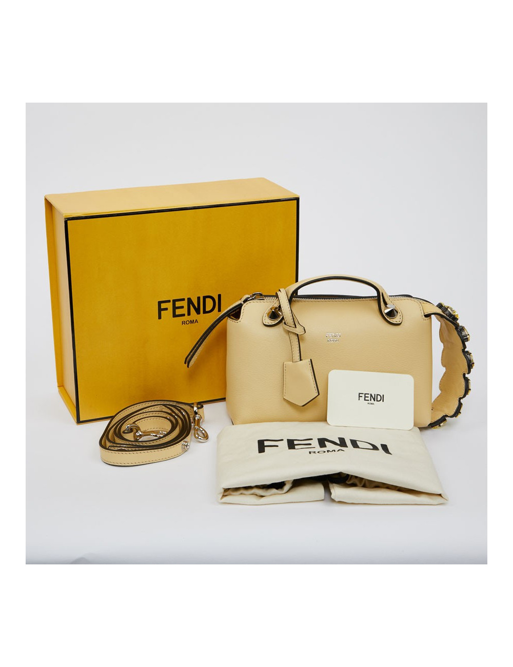 Sac FENDI "By The Way" Bauletto jaune