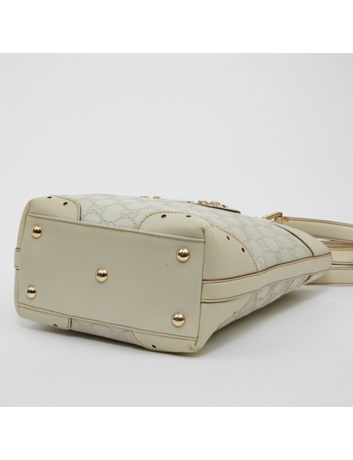 Sac seau GUCCI cuir beige