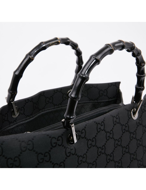 Sac GUCCI toile monogram noire