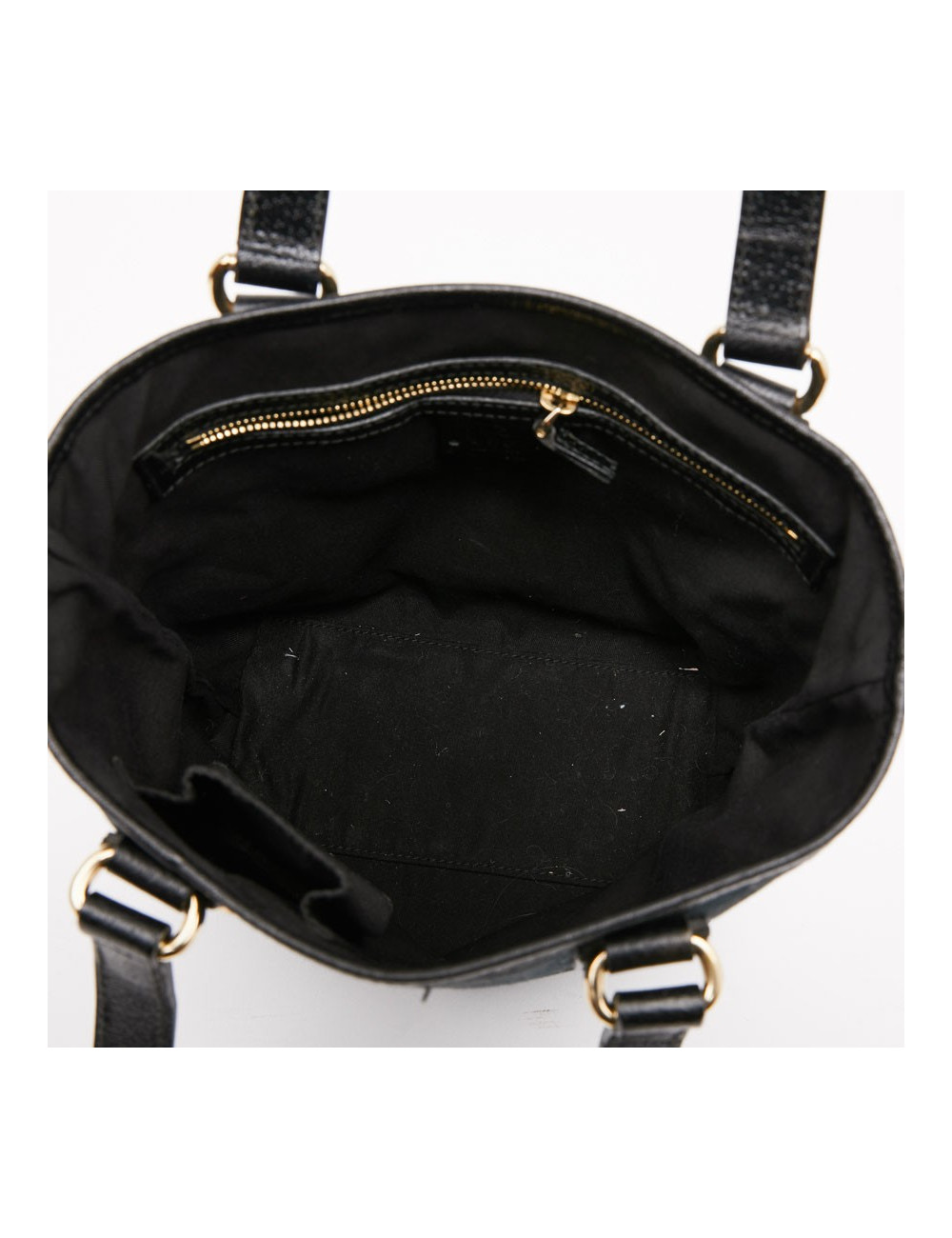 Sac seau GUCCI toile noir