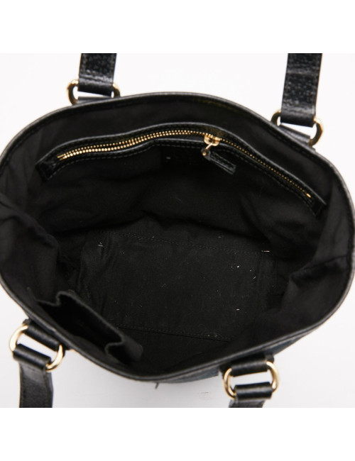 Sac seau GUCCI toile noir