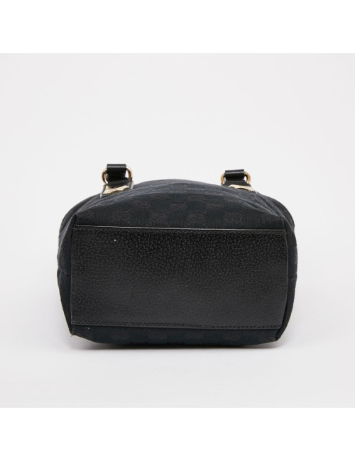 Sac seau GUCCI toile noir