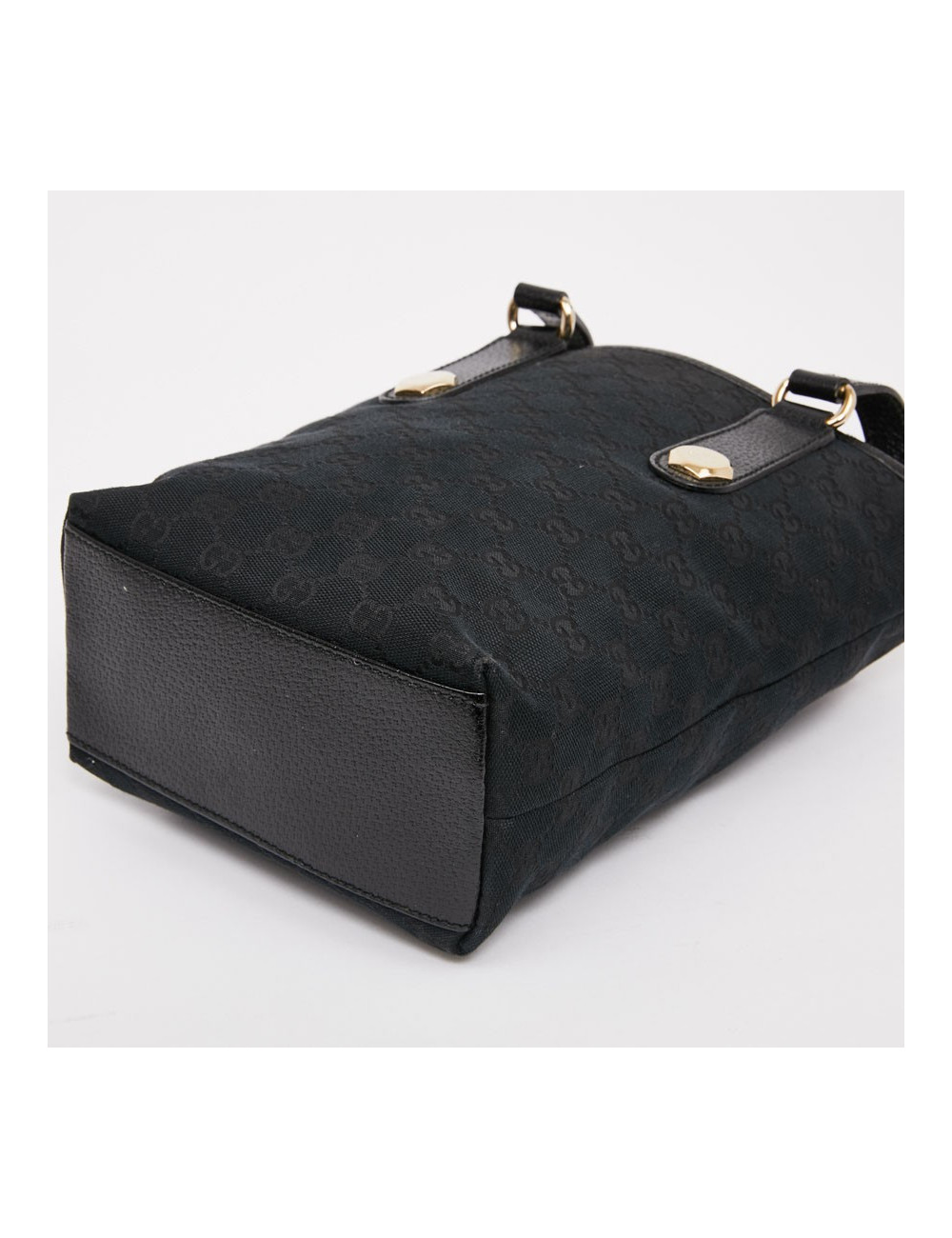 Sac seau GUCCI toile noir