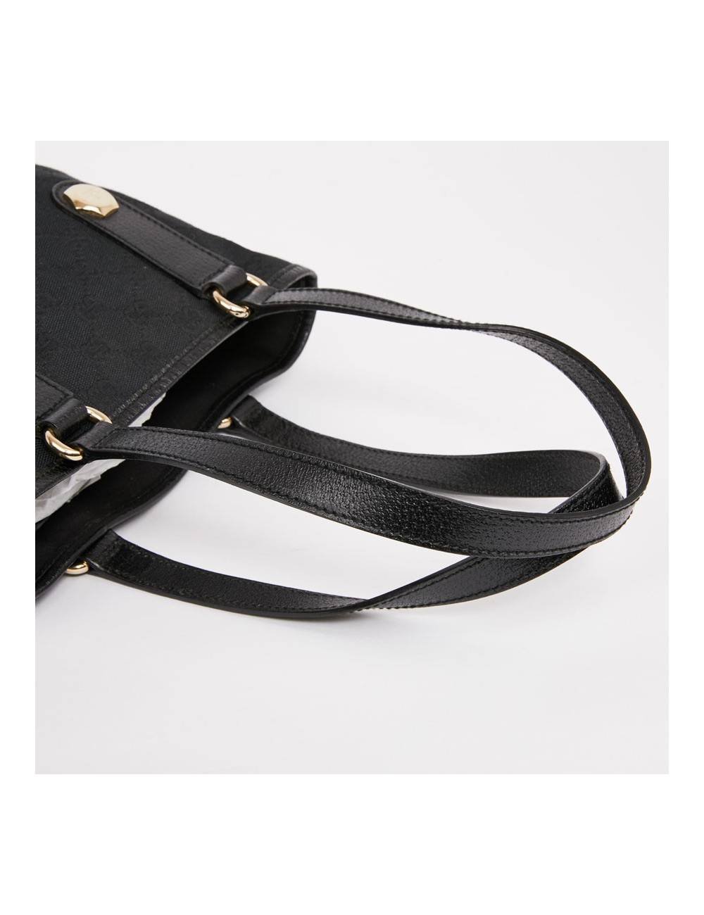 Sac seau GUCCI toile noir