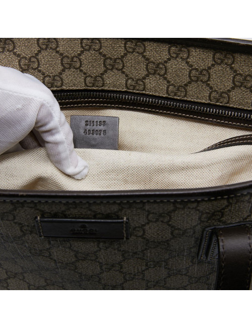 Cabas GUCCI toile monogrammé