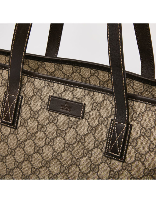 Cabas GUCCI toile monogrammé