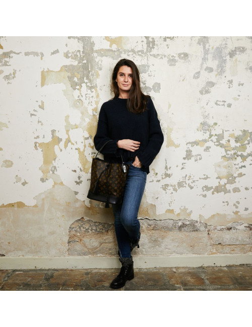 Sac LOUIS VUITTON Idole NN14 toile monogram et cuir noir