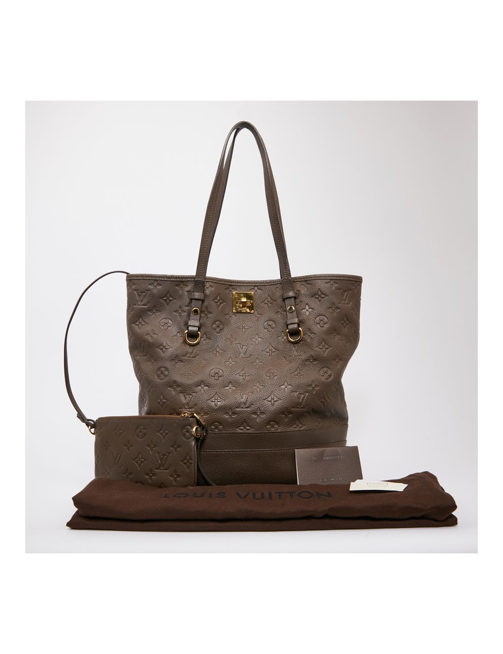 Sac LOUIS VUITTON Citadine marron 