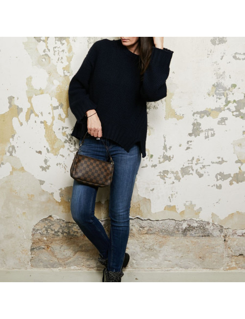 Sac pochette LOUIS VUITTON toile damier